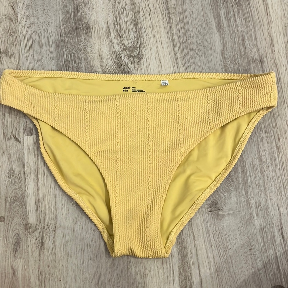 american eagle swimsuit bottom yellow